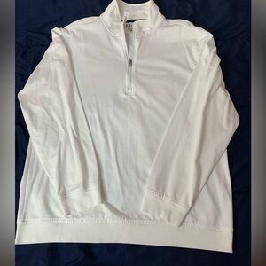 IZOD pullover, quarter zip, long sleeve, high collar, sizeL